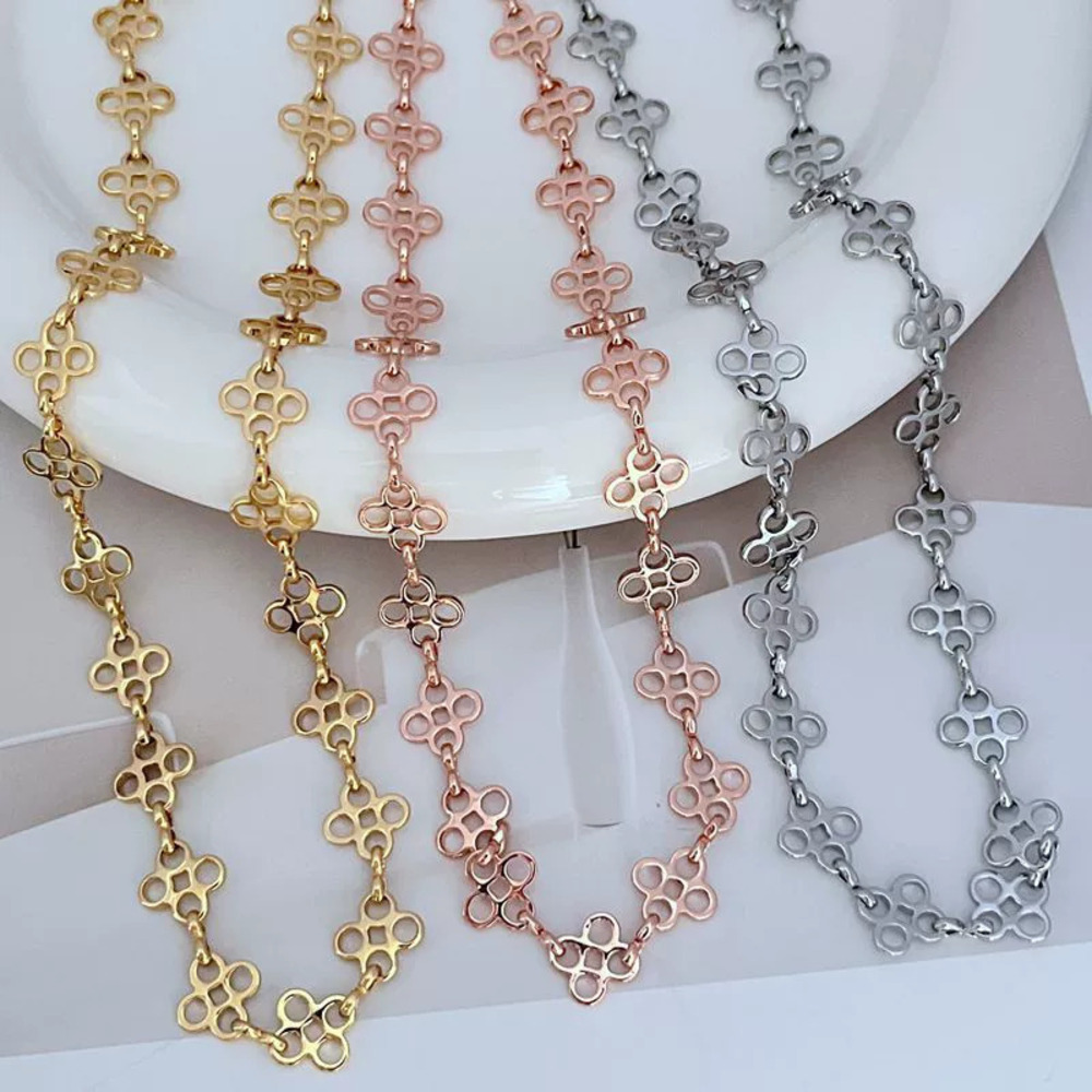 Tory Burch Clover Spliced Long Necklace